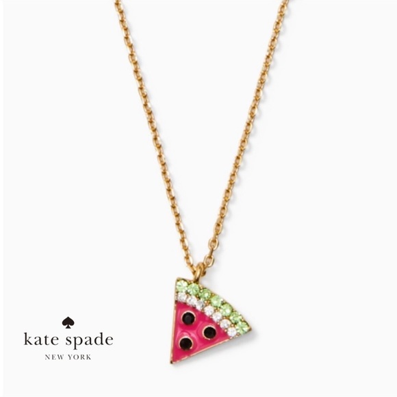 kate spade Jewelry - kate spade Watermelon Mini Pendant Necklace NWT